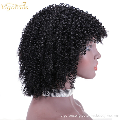 Short bob afro curly wholesale inch pixie cut wave black cheap glueless brazilian real human hair wigs black women
